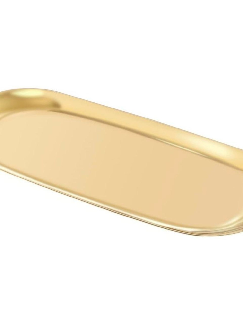 Gold Decorative Oval Tray